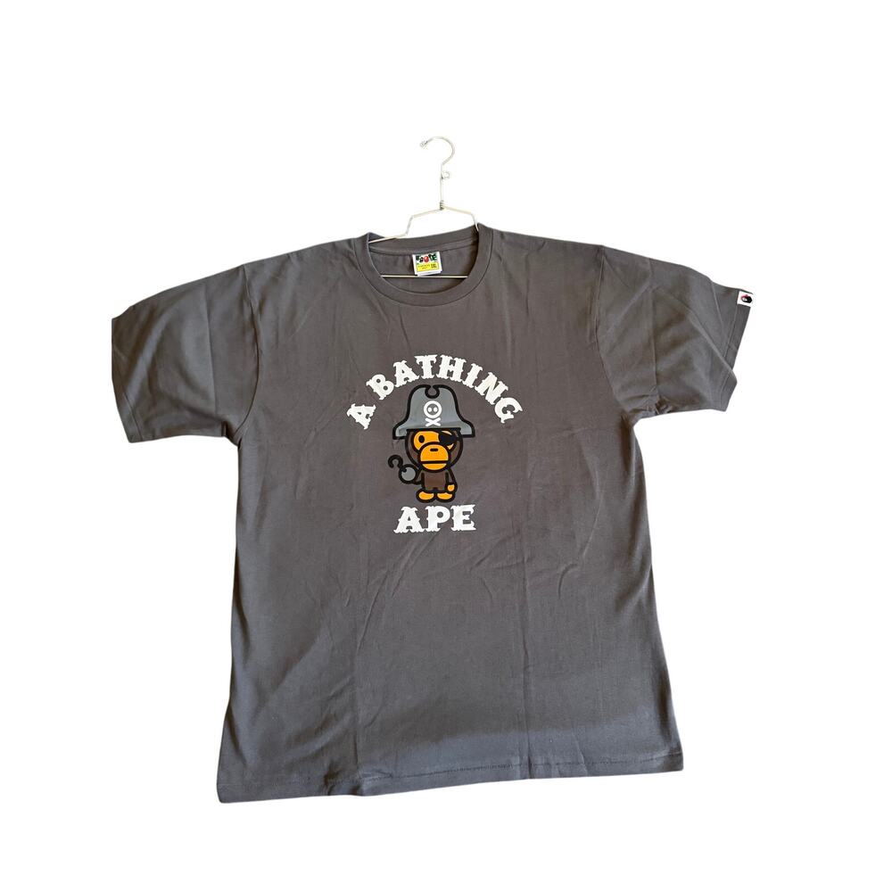 BAPE Pirate Store Exclusive Pirate Baby Milo Tee CharcoalNWT
